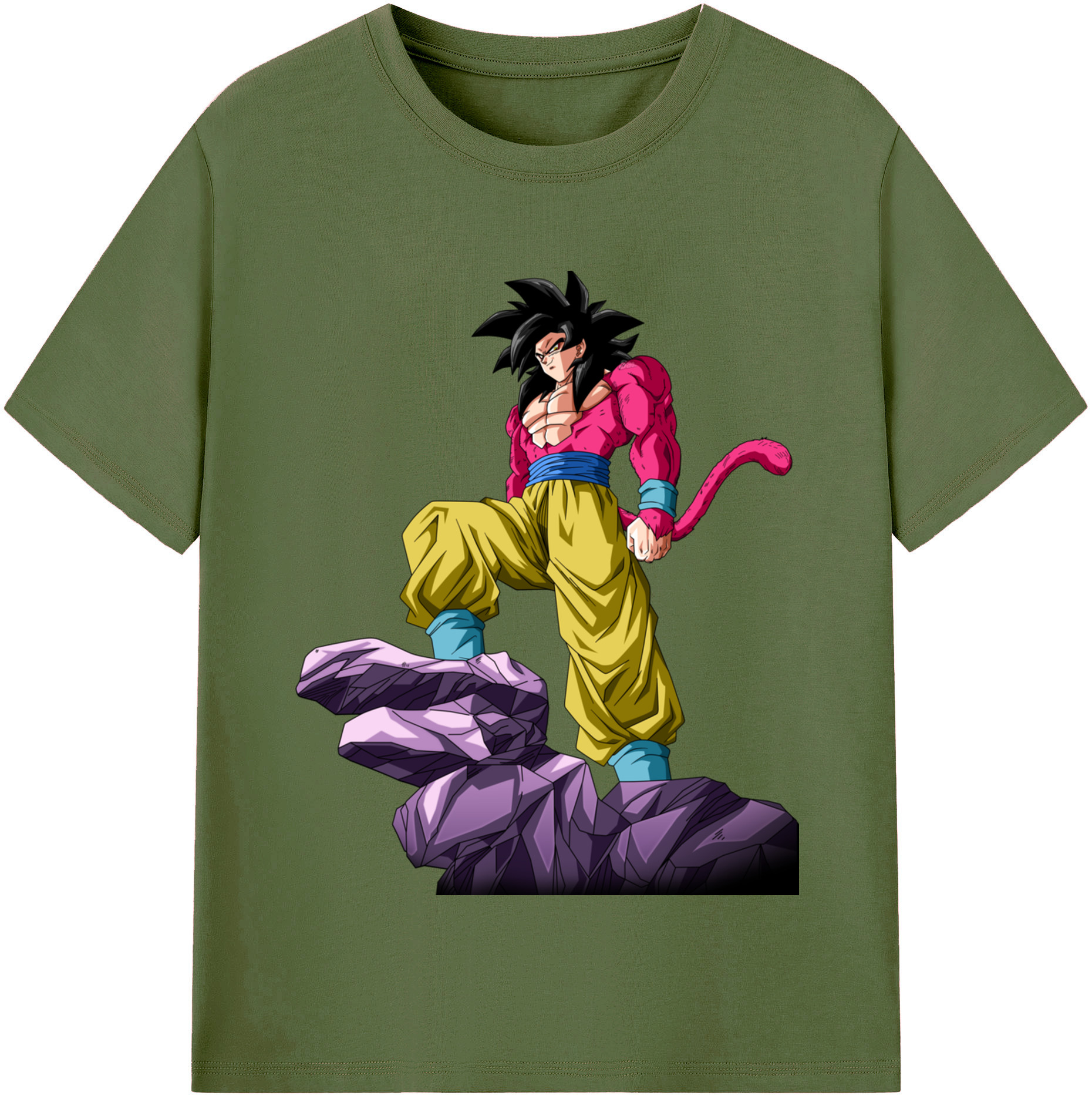（画像用） ドラゴンボール 孫悟空（そん ごくう）Son Goku カカロット DRAGON BALL Kakarotto 綿100％半袖Tシャツ（フロントプリント）